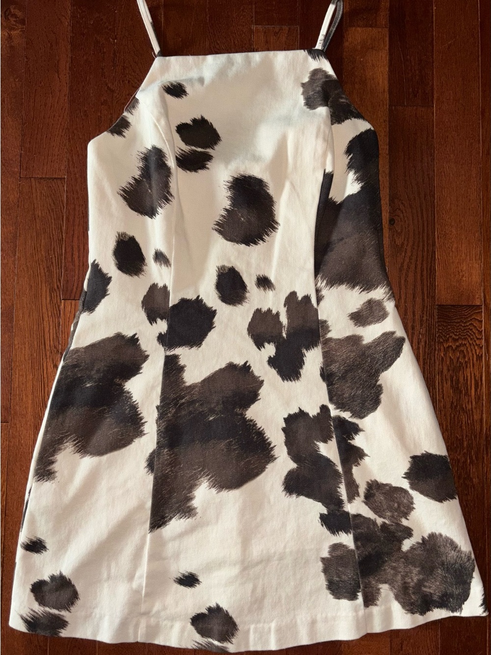 GB Gianni Bini Animal Print Cow Mini Dress Small NWT - Picture 2 of 6